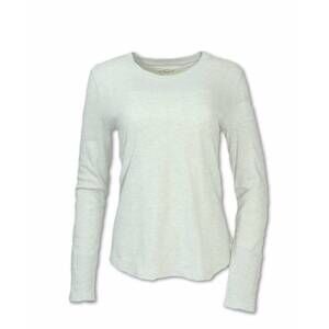 NEW PURNELL women's waffle knit crew top in oatmeal